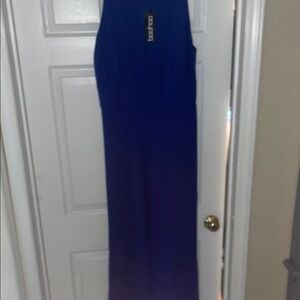 Boohoo Blue Jumpsuit